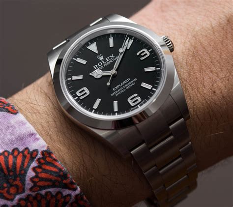 rolex explorer i 39|Rolex explorer 1 39mm price.